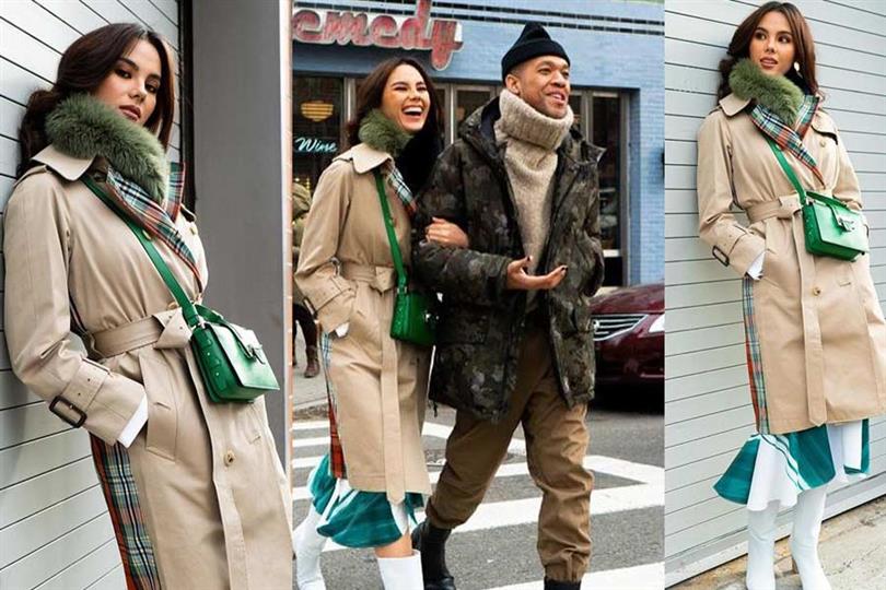 Miss Universe 2018 Catriona Gray kicks off to a miscellaneous look in New York Fashion Week 2019