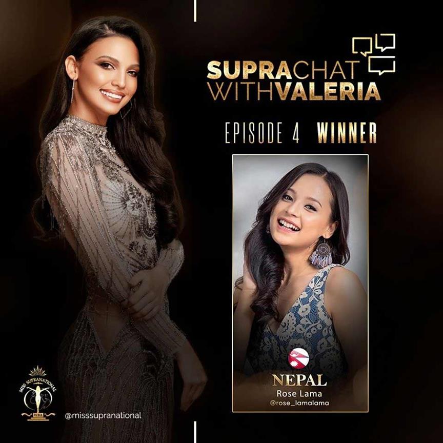 Miss Supranational 2019 ‘Supra Chat with Valerie Vasquez’ winners announced