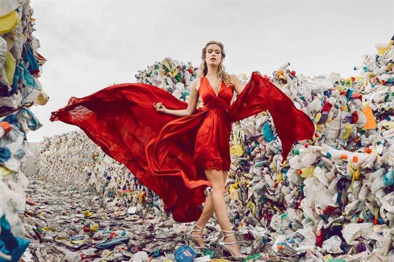 Netherlands’ Sharon Pieksma goes ecological with National Costume for Miss Universe 2019