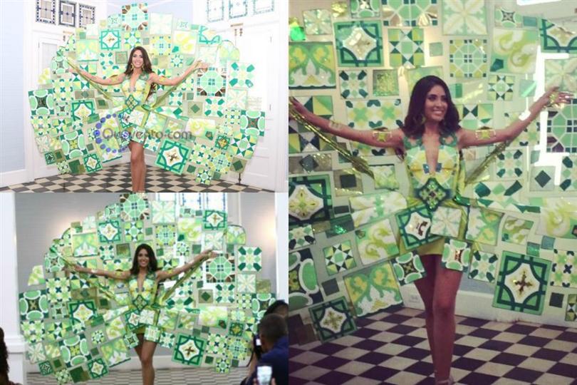 Catalina Morales will Sweep you off the Floor with her National Costume. Literally