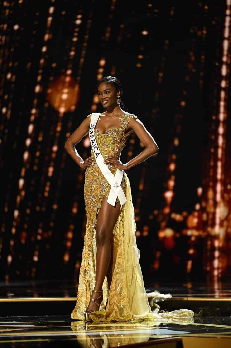 Toshami Calvin representing Jamaica