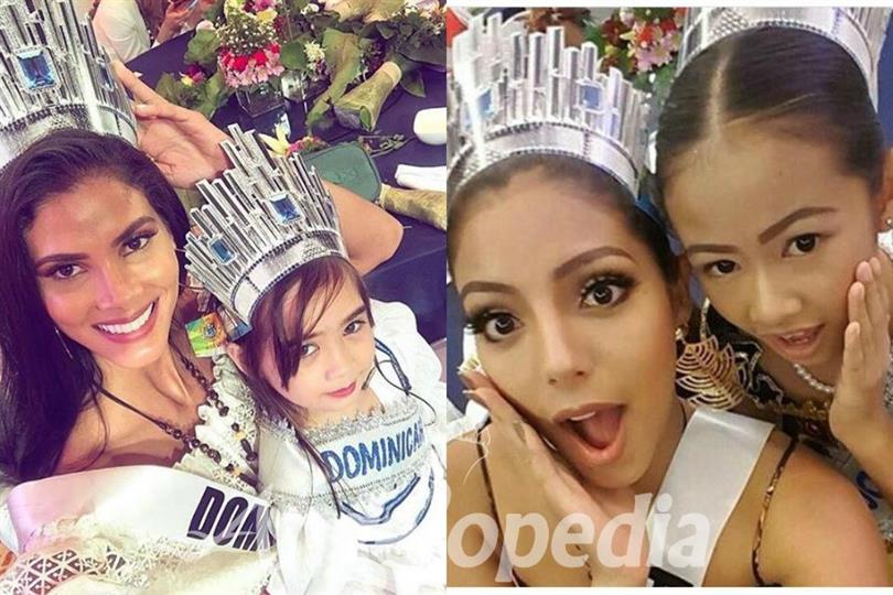 Miss Universe 2016 delegates candid pics with Little Sisters