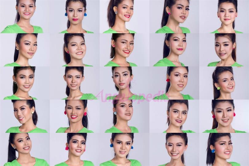 Miss Earth Myanmar 2017 contestants Headshots