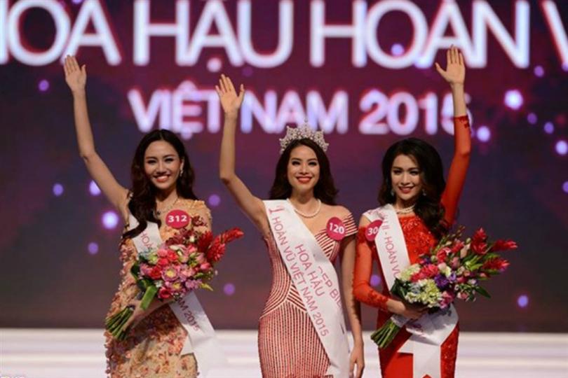 Ph?m Th? Huong crowned Miss Universe Vietnam 2015