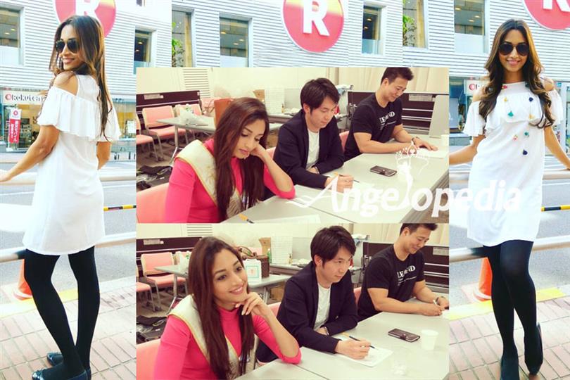 Miss Supranational 2016 Srinidhi Shetty touring Japan