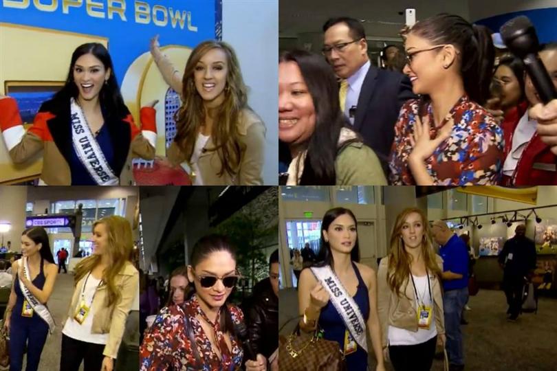 Pia Wurtzbach in San Francisco for Super Bowl 50