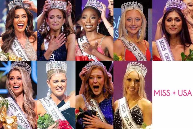 Manju Bangalore Miss Oregon USA 2023 Kirby Elizabeth Self Miss South Carolina USA 2023 Regan Ringler Miss Tennessee USA 2023 Jenna Howlett Miss Vermont USA 2023 Samantha Gallia Miss Washington USA 2023