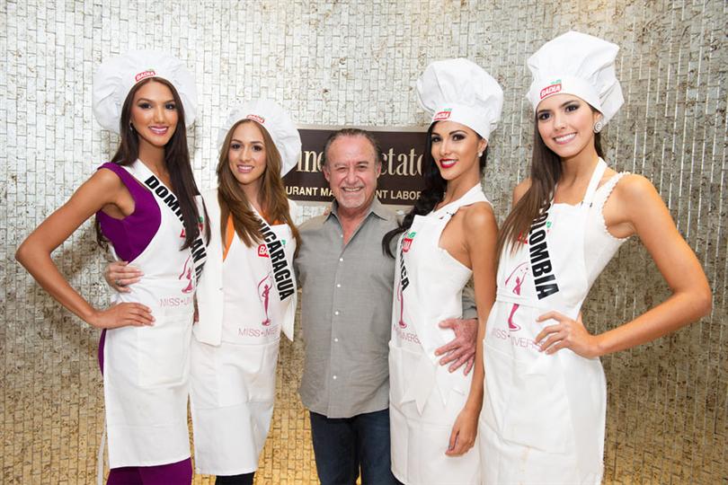 Miss Universe 2014 Contestants during Badia Spices Cook Off