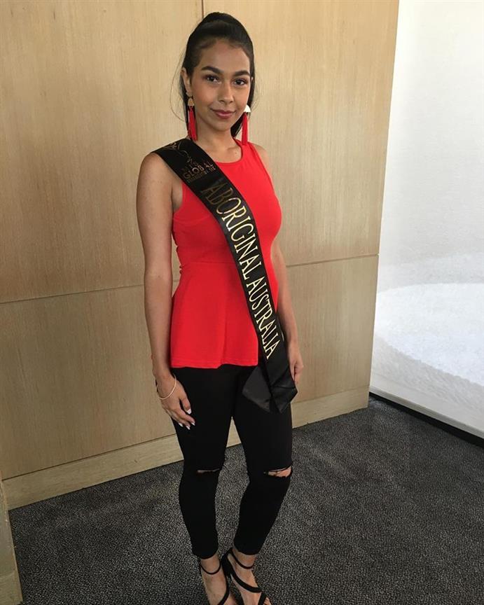 Ashanta Eve Wotton Miss Global Aboriginal Australia 2018, our favourite for Miss Global 2018