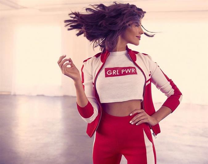 Olivia Culpo promotes girl power through her new collaboration with Express