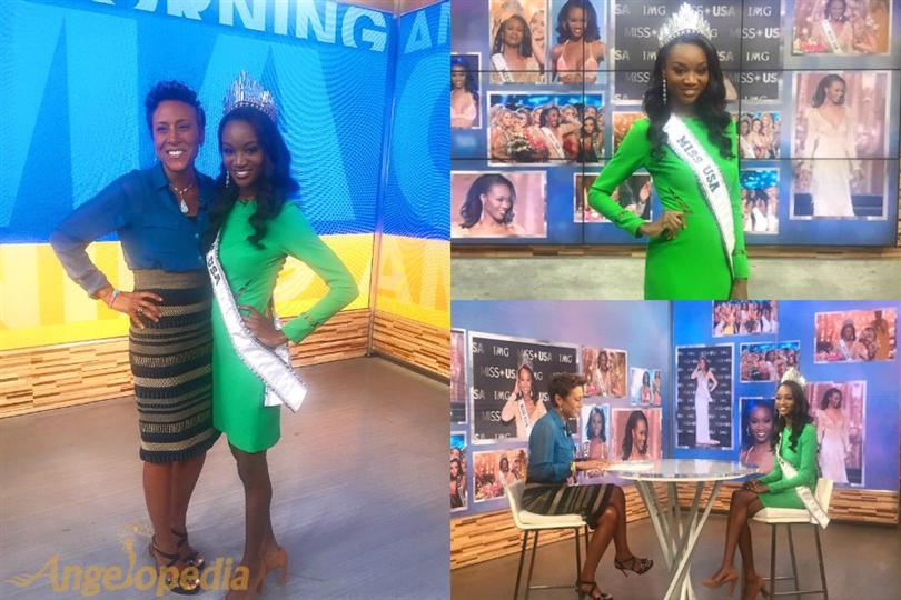 Miss USA 2016 Deshauna Barber starts her media tour