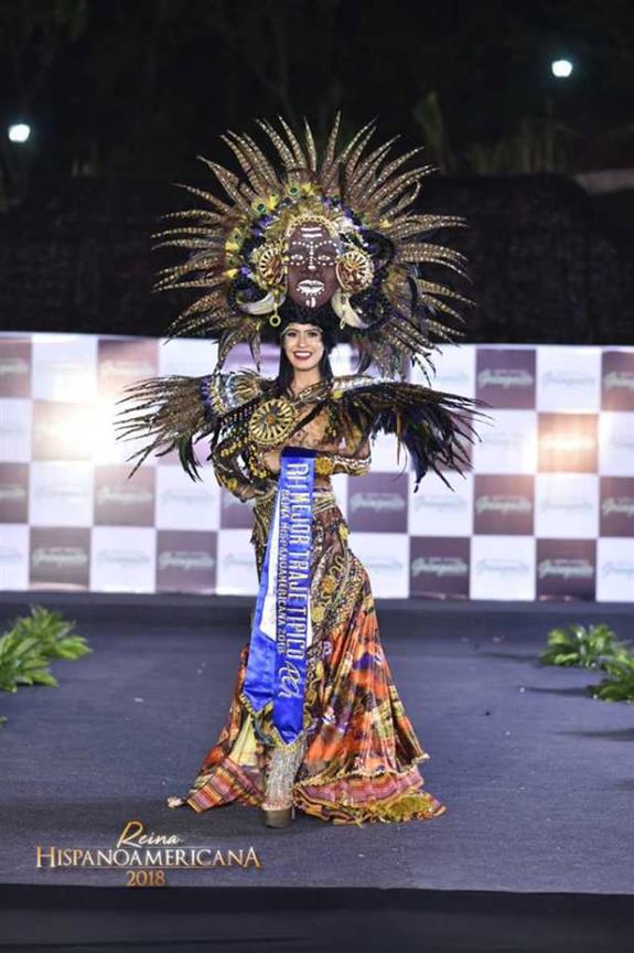 Lisseth Naranjo triumphs at National Costume Competition of Reina Hispanoamericana 2018