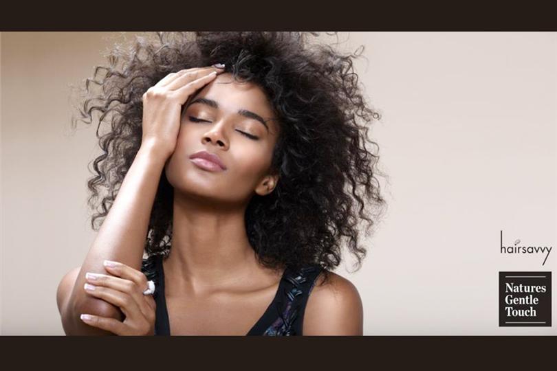 Leila Lopes flaunts her locks in Natures Gentle Touch ad campaign