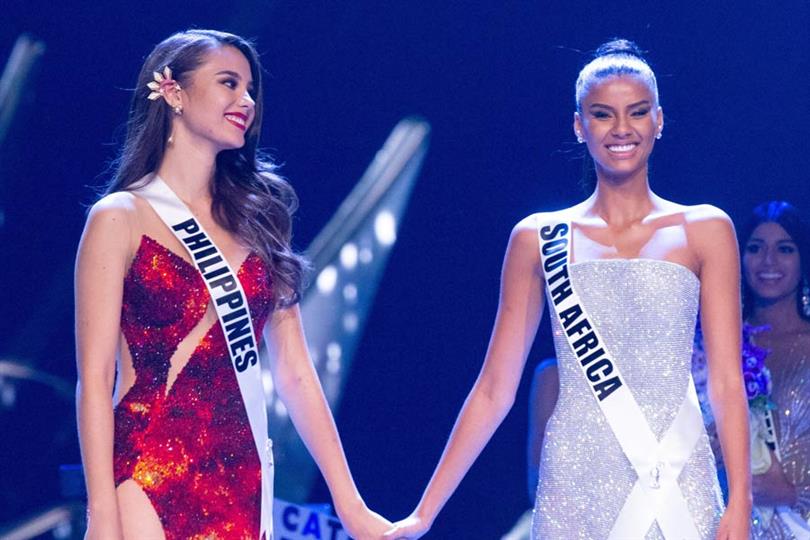 Here’s what Catriona Gray and Tamaryn Green told each other right before the winner announcement in the gala Miss Universe 2018