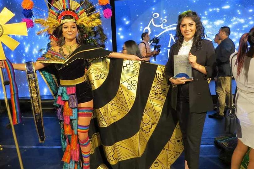 Daniela Mera of Muisine wins Best in National Costume for Miss Ecuador 2020