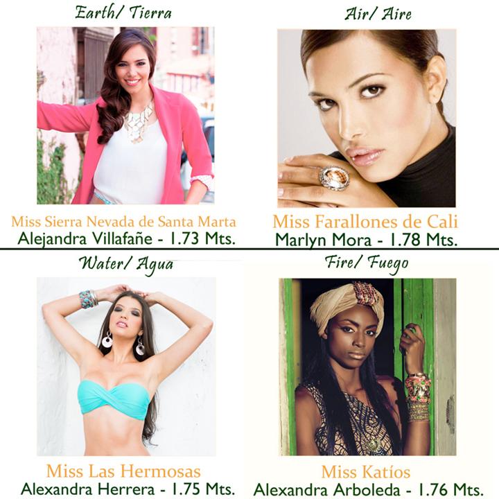 Miss Tierra Colombia 2014 Winners